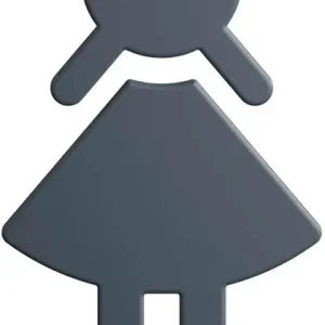 Garantierte Lieferung Symbol Frau 801.91B020 PA Farb-Nr.92 B.87mm H.150mm S.3mm HEWI