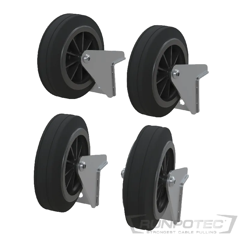 Runpotec LIFTER TRANSPORTRÄDER - 4 STÜCK Heißes Angebot