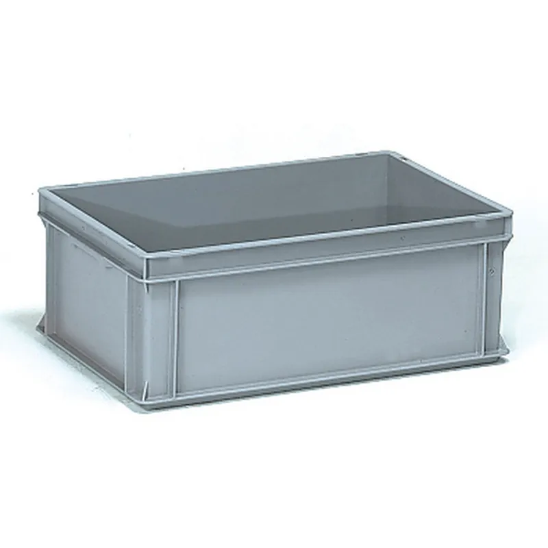 fetra Eurokasten Außenmaße LxBxH 600x400x220mm Ku. (PE/PP) grau schlagfest/formstabil Highlight