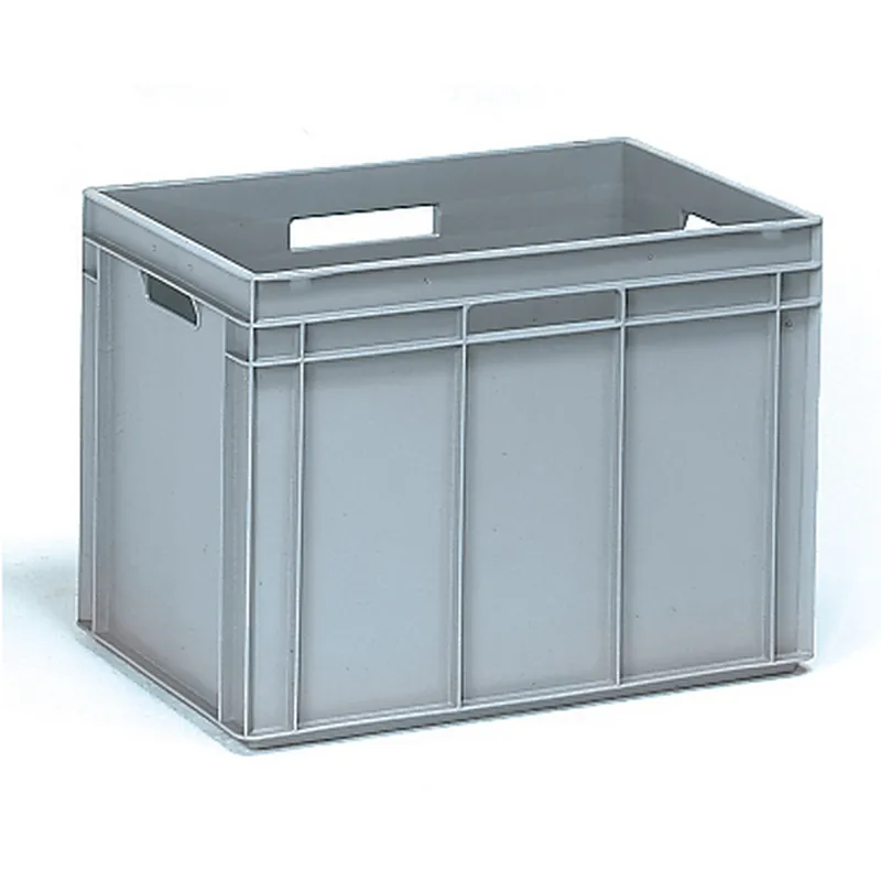 Bestpreis fetra Eurokasten Außenmaße LxBxH 600x400x425mm Ku. (PE/PP) grau schlagfest/formstabil