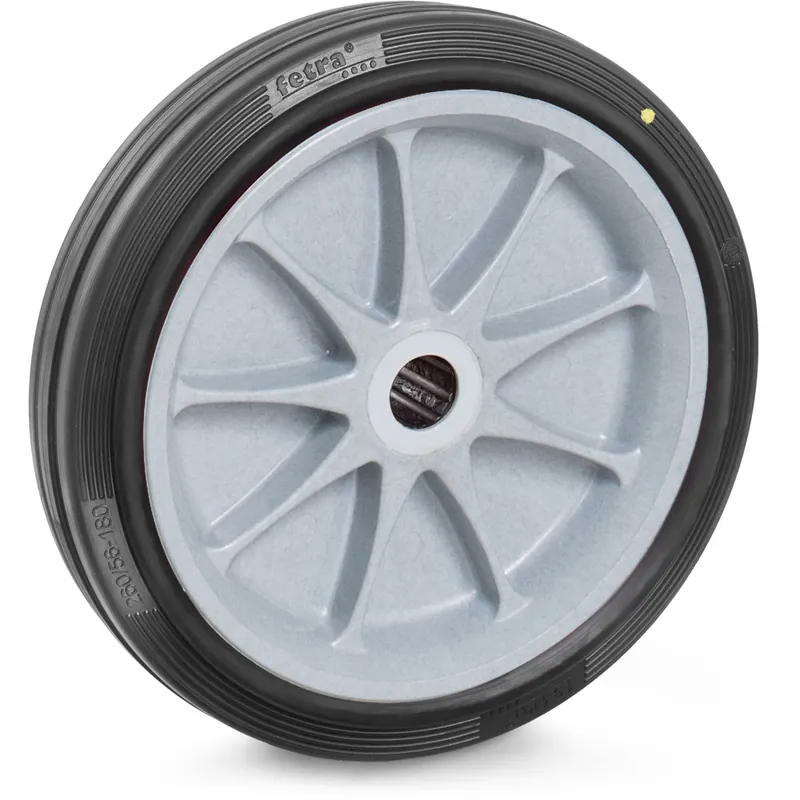 fetra Vollgummirad Tragkraft 300kg Radgröße 260x56mm ESD schwarz m.Ku-Felge Schnäppchen