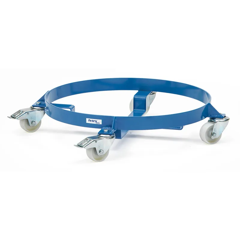fetra Fassroller brillantblau RAL-5007 für Fässer 60 Liter und 200 Liter Preisreduziert