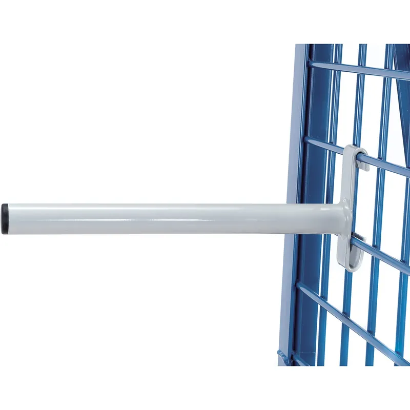 fetra Rohrträger Länge 300 mm Stahl lichtgrau, RAL 7035 Durchmesser 27 mm passend für Werkstückwagen Meistverkauft