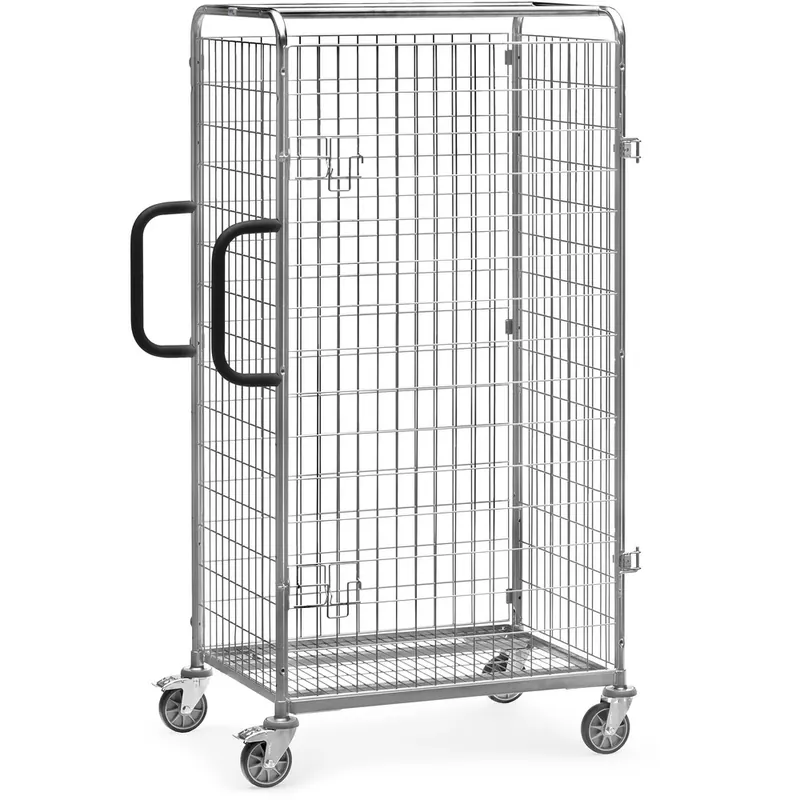 fetra Flügeltür 1-flügelig anschraubbar Drahtgitter verzinkt f. Kommissionierwagen L891xB590xH1625mm Aktuell