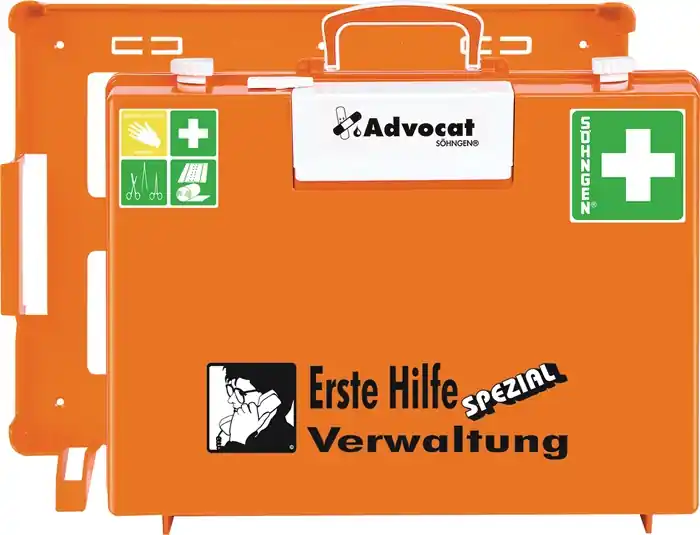 Erste Hilfe Koffer Advocat Verwaltung B400xH300xT150ca.mm orange SÖHNGEN Neuheit