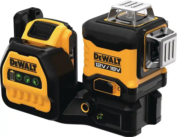 Rabatt DeWalt Multilinienlaser DCE089D1G18 35 Meter Reichweite (50 mit Detektor) ) ± 3 mm/10m