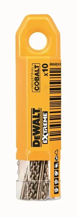 DeWalt Spiralbohrer, HSS-Co 6,5x101x63 mm, mit Zylinderschaft, 10 Stück, Neue Kollektion