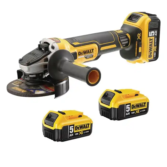 DeWalt Winkelschleifer DCG405P3-QW 18 Volt mit 3 Akkus Finale Aktion