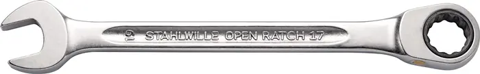 Maulringratschenschlüssel 17F SW 17mm L.229mm STAHLWILLE Begrenztes Angebot