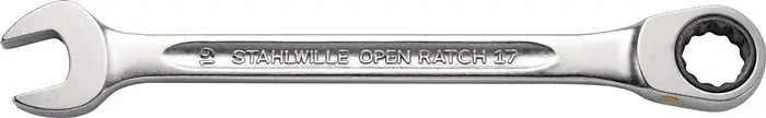 Maulringratschenschlüssel 17F SW 19mm L.252mm STAHLWILLE Meistverkauft