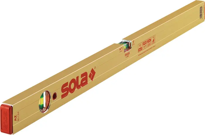 Wasserwaage AZ 100cm Alu.gold 0,5 mm/m SOLA Mega-Angebot
