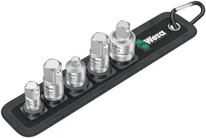 Preiswert Verbindungsteilesatz 781/5 Set 5teilig m.Halterung WERA