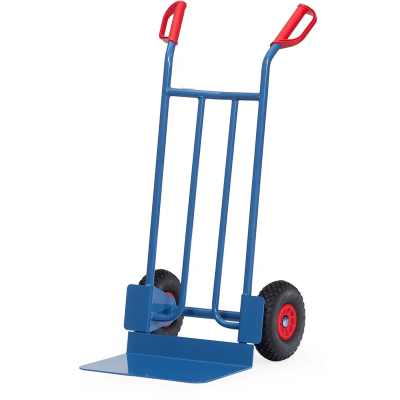 fetra Stahlrohrkarre pulverbeschichtet blau/RAL 5007 Aktuell