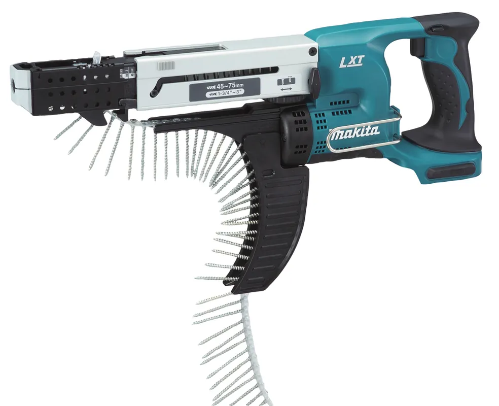 Aktuell Makita DFR750Z Akku-Magazinschrauber 45-75mm 18V (ohne Akku, ohne Ladegerät)