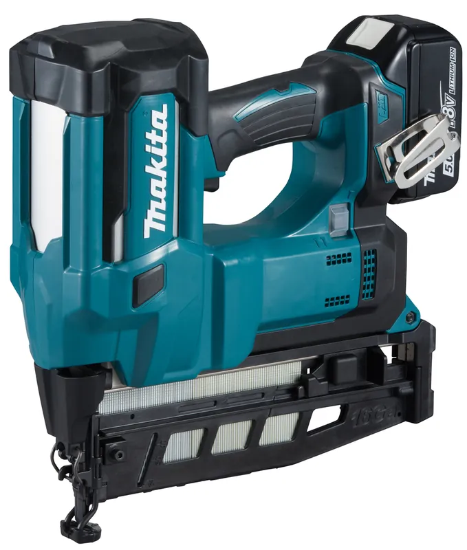 Letzte Chance Makita DBN600RTJ Akku-Stauchkopfnagler 64 mm 18V / 5,0 Ah, 2 Akkus + Ladegerät im MAKPAC