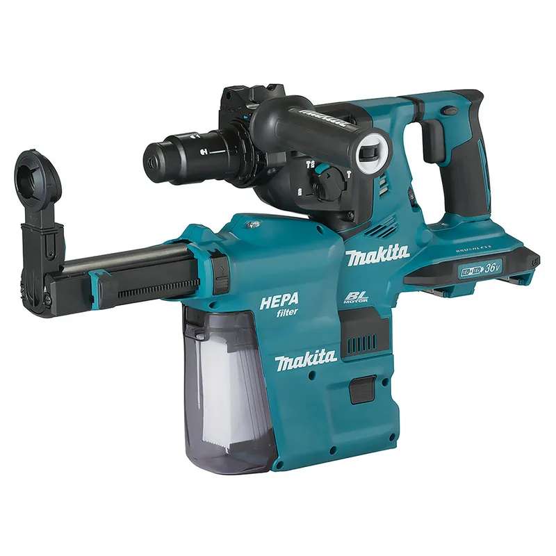 Knallerangebot Makita DHR283ZWJU Akku-Kombihammer für SDS-PLUS 2x18V mit Bluetooth & Staubabsaugung DX09 (ohne Akku, ohne Ladegerät) im MAKPAC