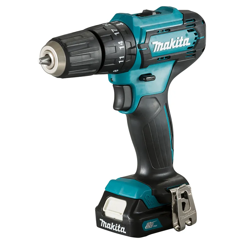 Letzte Chance Makita HP333DSAX1 Akku-Schlagbohrschrauber 12V max. / 2,0 Ah, 2 Akkus + Ladegerät in Transportkoffer