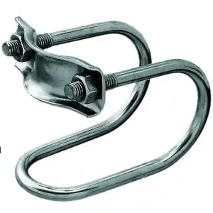 Versand Am Gleichen Tag LISTER R 122 NACKENROHRHALTER 90° MIT GEGENPLATTE UND MUTTERN 1 1/2" X 1 1/2"