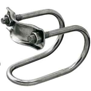 LISTER R 123 NACKENROHRHALTER 90° MIT GEGENPLATTE UND MUTTERN 1 1/2" X 2" Beliebt