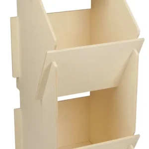 Preisreduziert Kerbl Hühner Legenest aus Holz unmontiert - 30x35x83cm