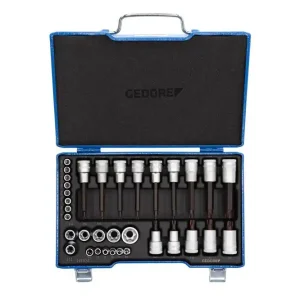 Sonderaktion GEDORE TX 19 20 Schraubendreher-Satz 1/2"+1/4" 34-teilig TX