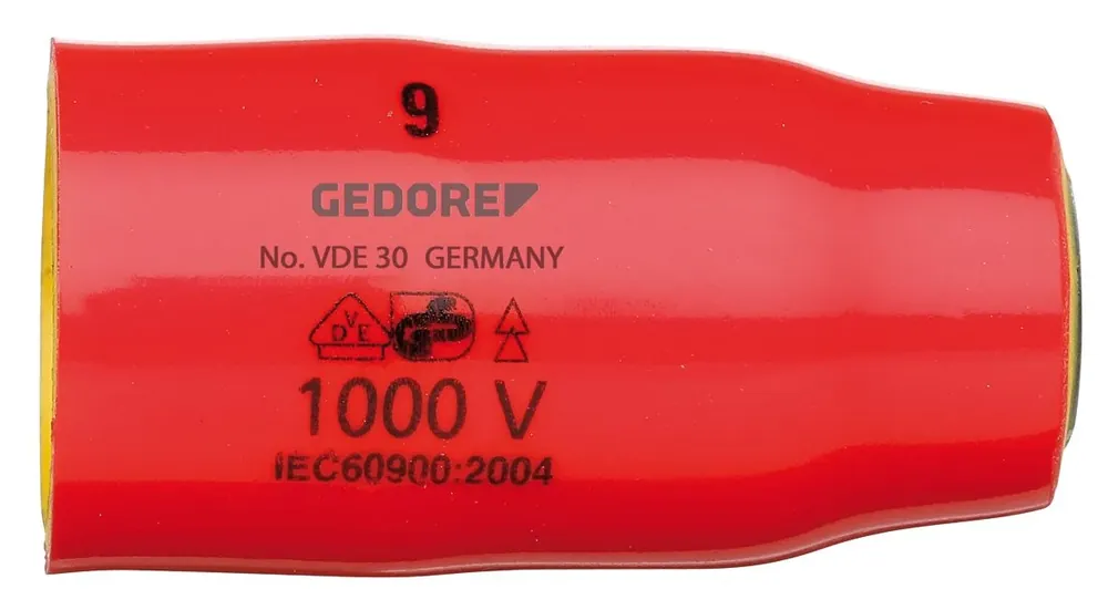GEDORE 30 VDE 6 VDE-Steckschlüsseleinsatz 3/8" 6-kant 6 mm Preisreduziert