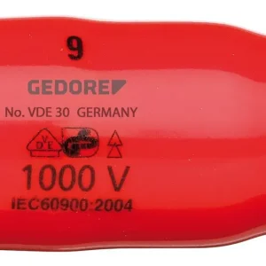 Meistverkauft GEDORE 30 VDE 9 VDE-Steckschlüsseleinsatz 3/8" 6-kant 9 mm