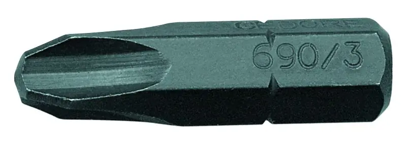 Wochenendangebot GEDORE 3 690 S-010 Schraubendreherbit 1/4" Vorteilspack 10-teilig Kreuzschlitz PH 3