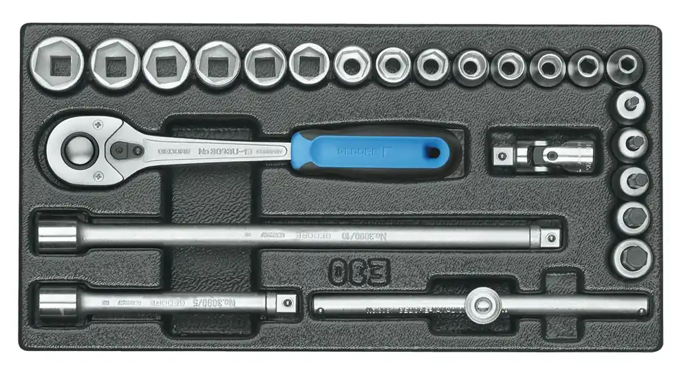 Neu Im Sortiment GEDORE Steckschlüssel-Sortiment 3/8" in 1/3 ES-Modul