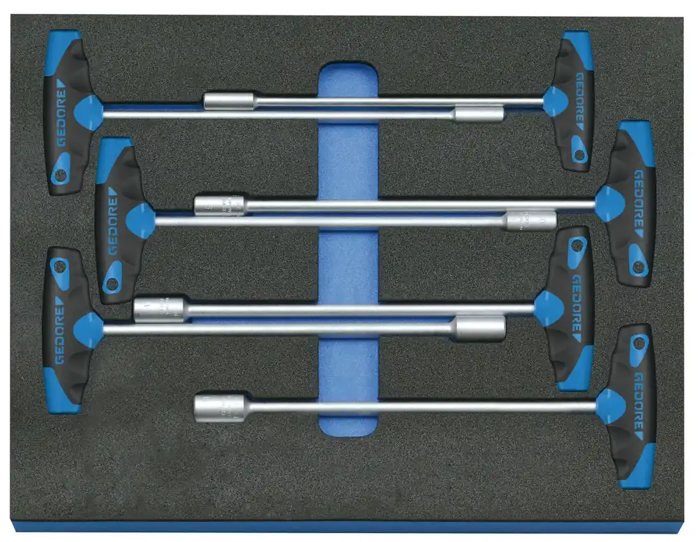 Nur Heute GEDORE CT2-2133 2005 T Steckschlüssel-Satz in Check-Tool-Modul 7-teilig