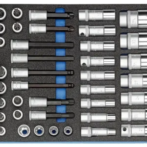 Garantierte Lieferung GEDORE CT2-D 2005 19L Steckschlüssel-Sortiment 1/2" in Check-Tool-Modul 40-teilig