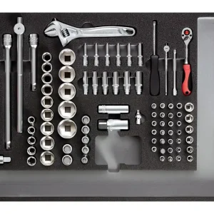 GEDORE red Steckschlüssel-Satz 1/4" - 1/2" CT-Modul 84-teilig Bestseller