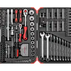 Versand Am Gleichen Tag Gedore red Design Steckschlüssel-Satz 1/4" + 1/2" im Kunstoffkoffer