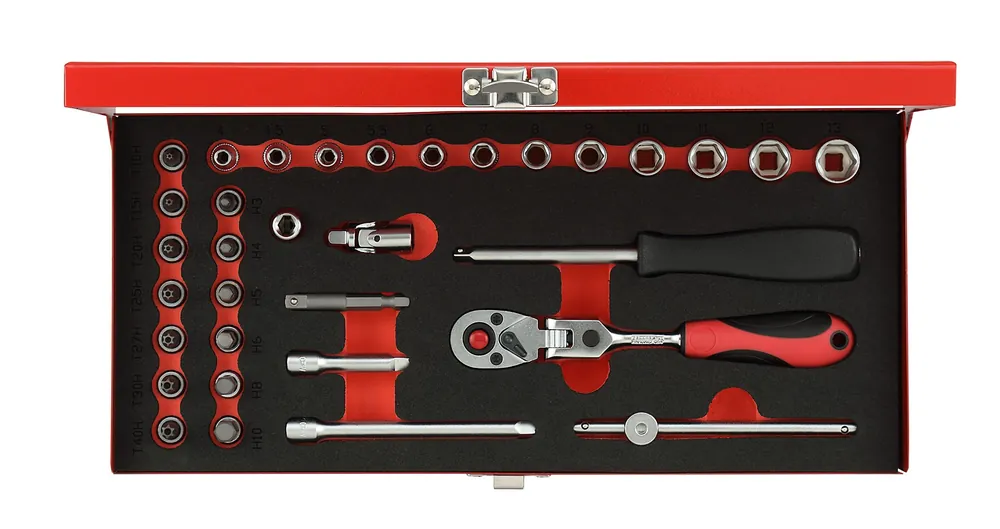 Jetzt Bestellen GEDORE red Steckschlüssel-Satz R49044033 1/4" 4-13mm 33-teilig