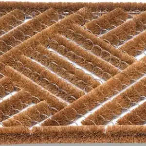 Fußmatte Kokosbürsten natur Kokos/Stahl L500xB800xS30mm Neue Ware