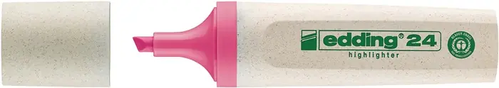Textmarker 24 EcoLine pink Strich-B.2-5mm Keilspitze EDDING VE: 10 Stück Meistverkauft