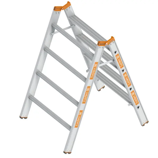 Letzte Chance Layher Arbeitsbock TOPIC 1047 Aluminium 1,10 m 4 Stufen