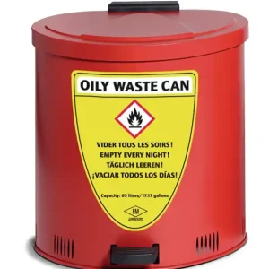 Echt Sicherheitssammelbehälter 65l Stahlbl.H580xB545xT535mm ASECOS