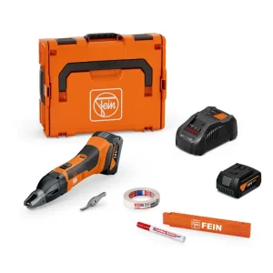 FEIN 18V Akku-Schlitzschere bis 1,6 mm ABSS 18 1.6 E AS Set 2x 5 Ah Geprüft