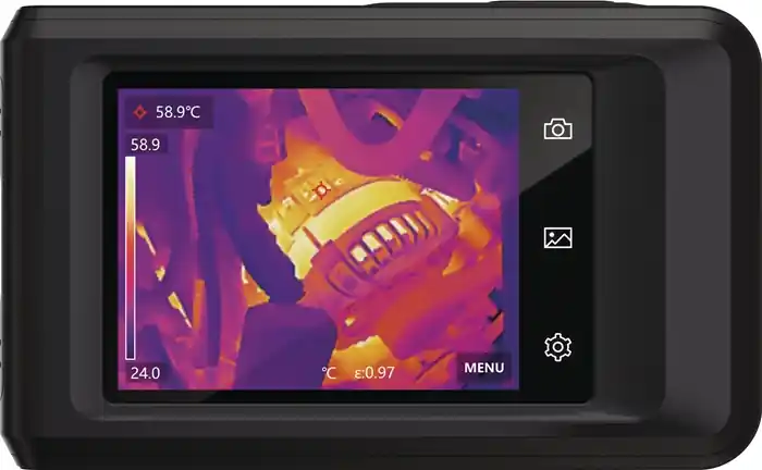 Wärmebildkamera TV 296 3,5Zoll Farb-Display 256x192 Bildpunkte-20 b.+400GradC Must-Have