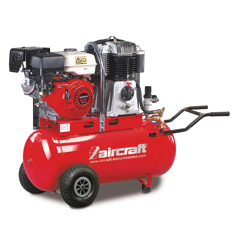 Aircraft Mobiler Kolbenkompressor mit Benzinmotor - 652/100 B PRO - AIRBAU Meistverkauft