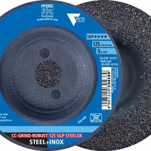 Sonderangebot Schleifscheibe CC-GRIND-ROBUST SGP STEELOX D125xSmm STA/VA Bohr.22,23mm PFERD VE: 10 Stück