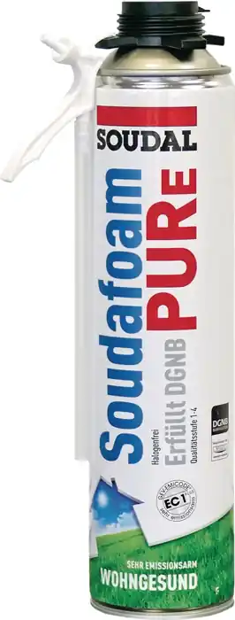 1K-Montageschaum SOUDAFOAM PURe 500ml B1 weiß Dose SOUDAL VE: 12 Stück Ausverkauf