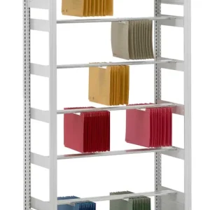 Begrenztes Angebot hofe Anbau-Pendelheftregal für Einseitige Nutzung - Stecksystem ORION PLUS - 1000x300mm 2000mm RAL7035