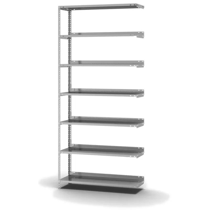 Versand Am Gleichen Tag hofe Akten-Anbauregal für Einseitige Nutzung - Schraubsystem WR - 1000 x 300 mm2200 mm Winkelpfosten und Böden verzinkt