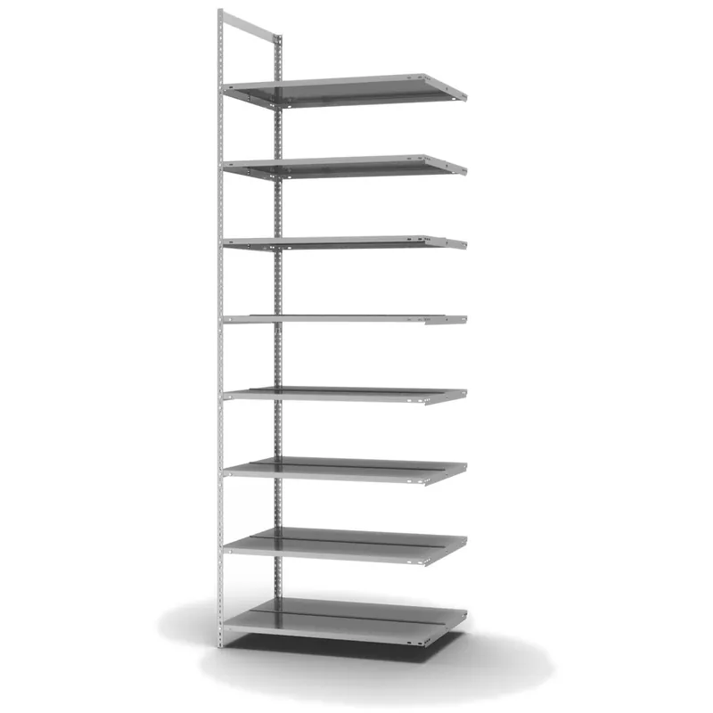hofe Akten-Anbauregal für Zweiseitige Nutzung - Schraubsystem WR - 1000 x 600 mm2900 mm Winkelpfosten und Böden verzinkt Solange Der Vorrat Reicht
