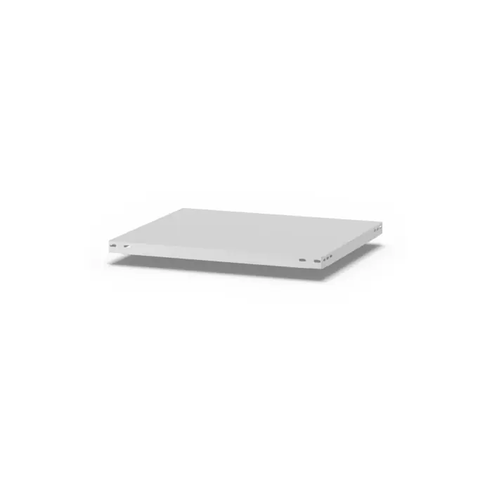 Rabatt hofe Zusatzboden RAL7035 Lichtgrau inkl. 4 Fachbodenträgern 750x500mm - Fachlast 230 kg