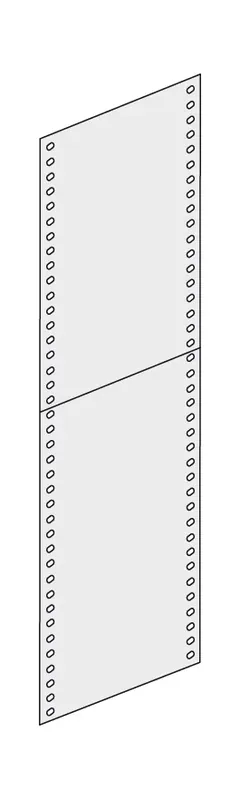 hofe Vollblech-Seitenwand für Einseitige Nutzung - passend für: Höhe - 2700mm, Bodentiefe - 300mm - verzinkt Expressversand