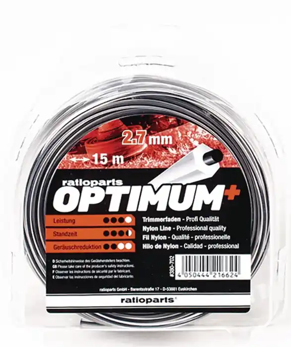 Billig Nylonfaden Optimum Fadenstärke 2,7mm Fadenlänge 15m RATIOPARTS