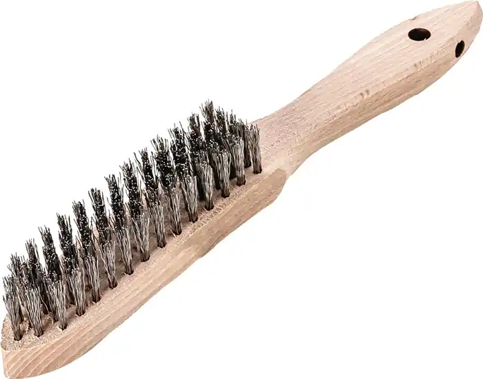 Handbürste L.290mm 0,35mm rostfr.Draht Besatz-L.140mm 5-reihig 12 LESSMANN Meistverkauft